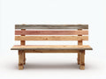 Bancos de jardín 150x60x90 cm - madera natural multicolor para exterior - diseño rústico con respaldo