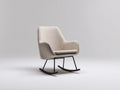 Mecedoras tapizada 78x72x92 cm beige para salón - diseño moderno